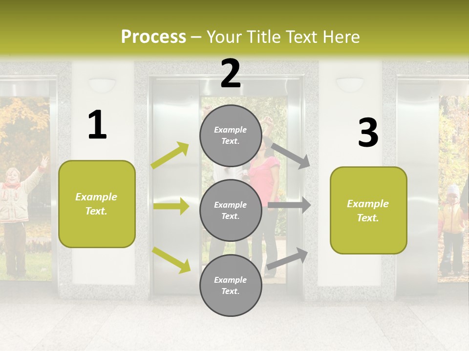 Young Floor Door PowerPoint Template