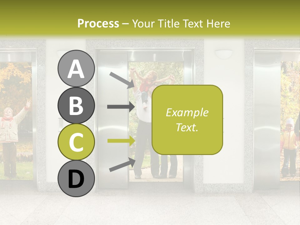 Young Floor Door PowerPoint Template