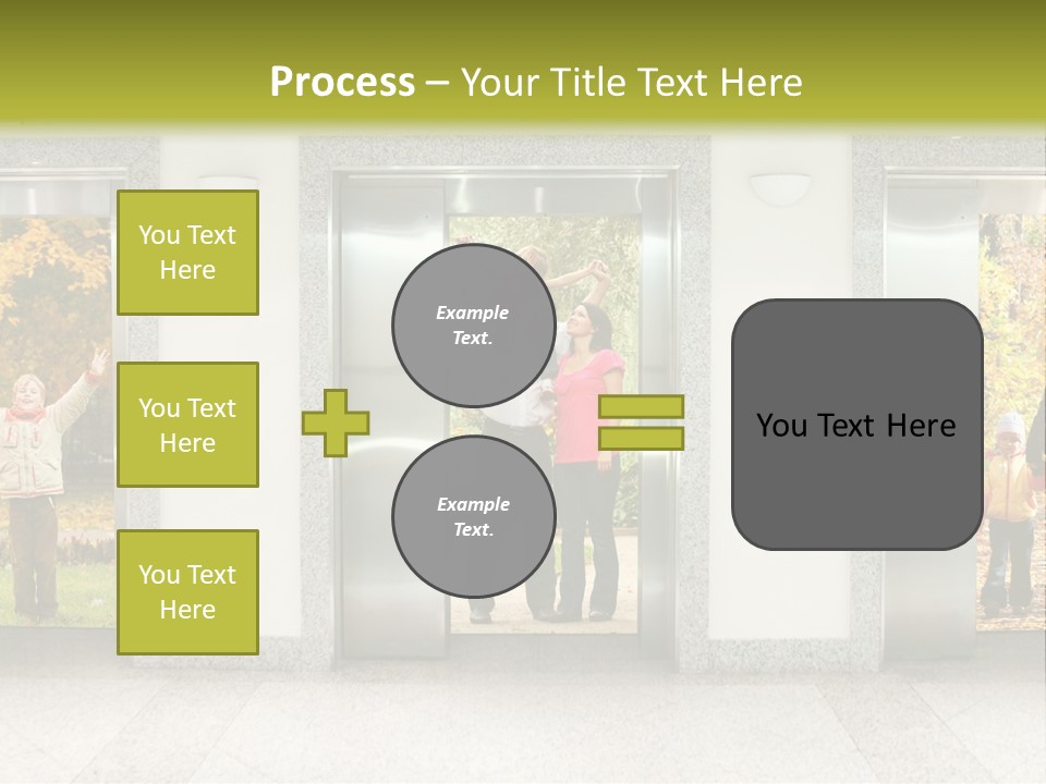 Young Floor Door PowerPoint Template