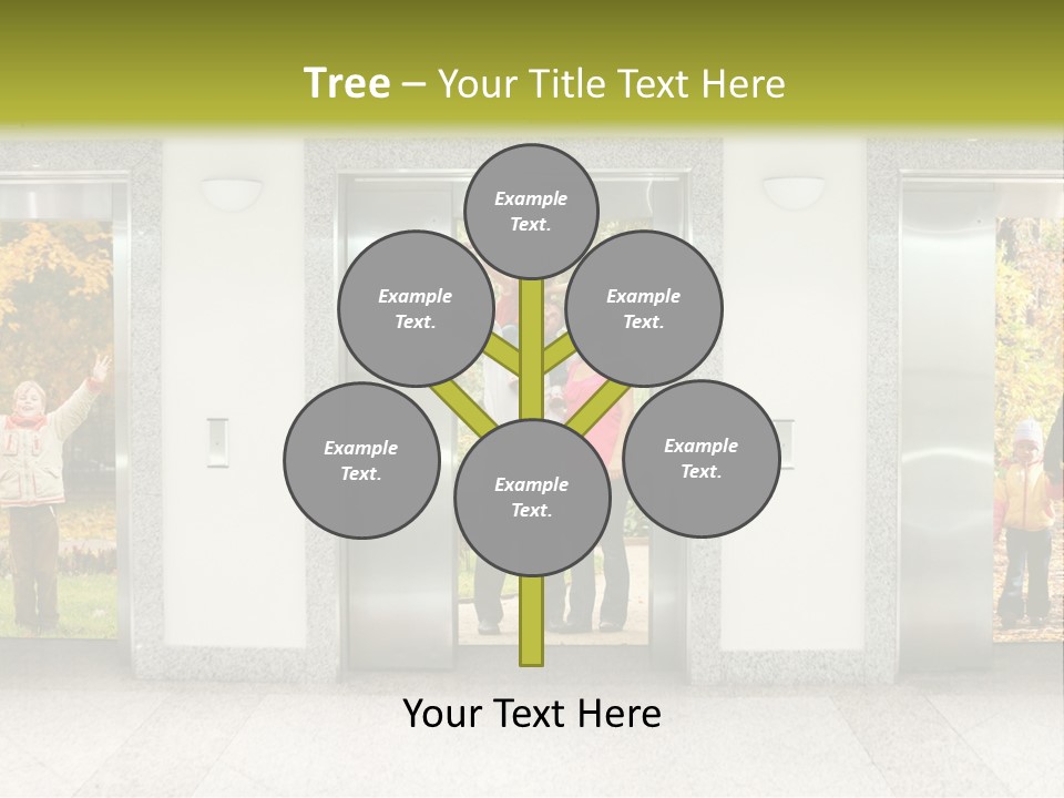 Young Floor Door PowerPoint Template