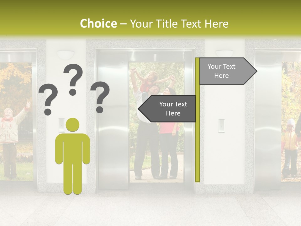 Young Floor Door PowerPoint Template