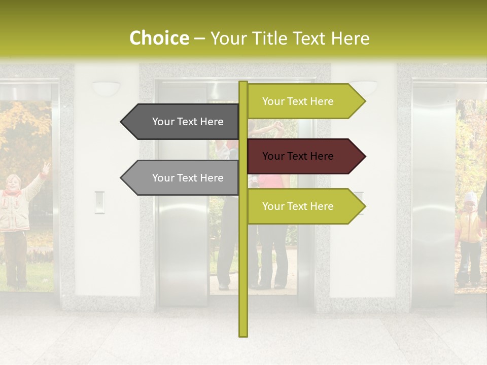 Young Floor Door PowerPoint Template