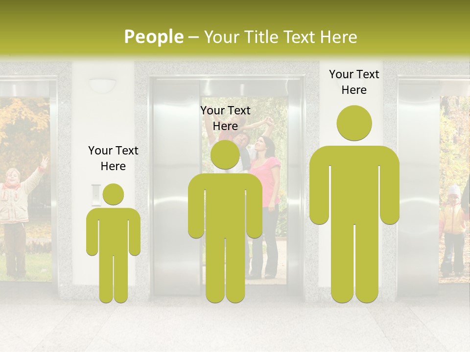 Young Floor Door PowerPoint Template