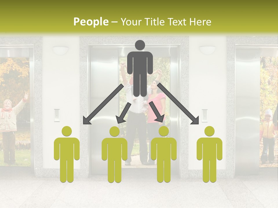 Young Floor Door PowerPoint Template