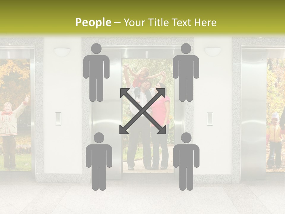 Young Floor Door PowerPoint Template