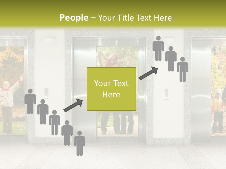 Young Floor Door PowerPoint Template