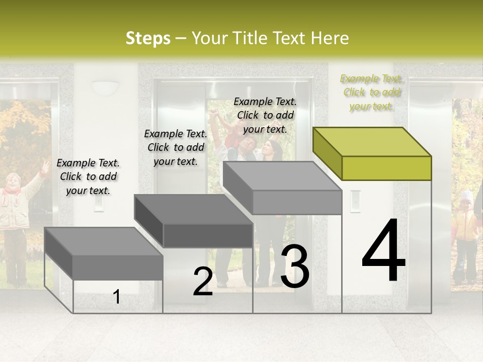 Young Floor Door PowerPoint Template