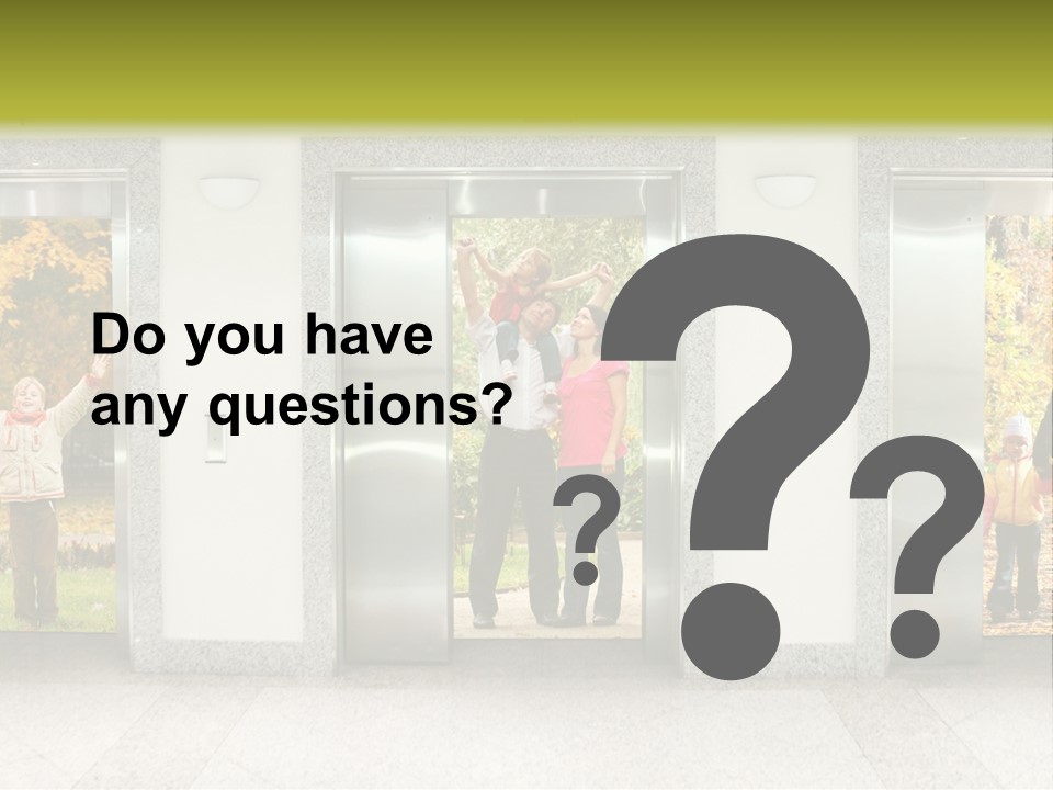 Young Floor Door PowerPoint Template