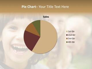 A Group Of Children Are Smiling For The Camera PowerPoint Template