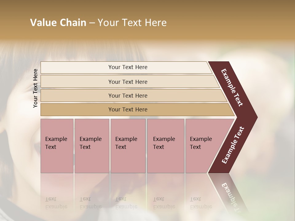 A Group Of Children Are Smiling For The Camera PowerPoint Template
