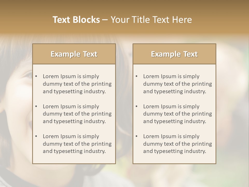 A Group Of Children Are Smiling For The Camera PowerPoint Template