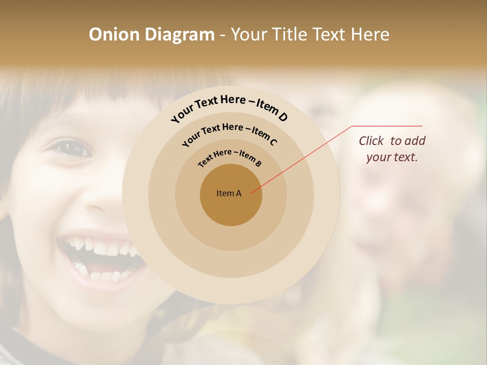 A Group Of Children Are Smiling For The Camera PowerPoint Template