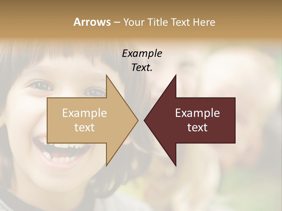 A Group Of Children Are Smiling For The Camera PowerPoint Template