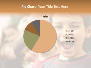 A Group Of Children With Their Mouths Open PowerPoint Template