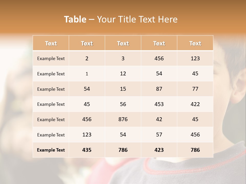 A Group Of Children With Their Mouths Open PowerPoint Template