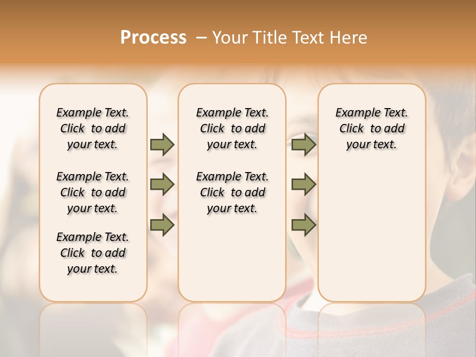 A Group Of Children With Their Mouths Open PowerPoint Template
