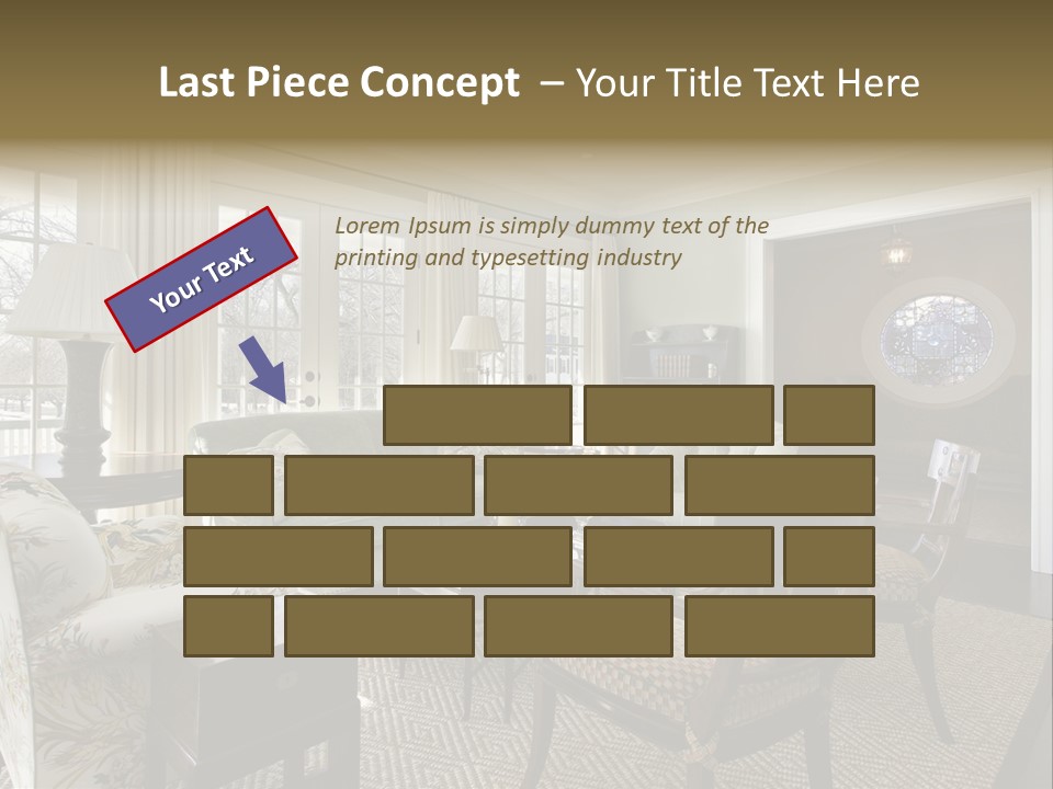 Orange Summer Relaxation PowerPoint Template