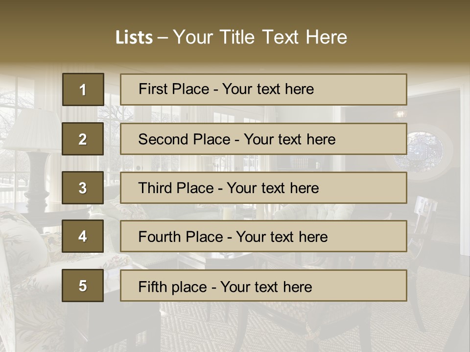 Orange Summer Relaxation PowerPoint Template