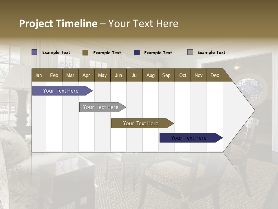 Orange Summer Relaxation PowerPoint Template