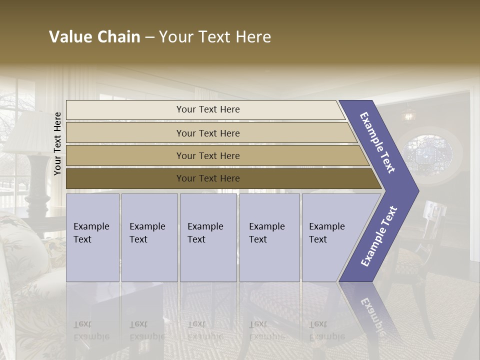 Orange Summer Relaxation PowerPoint Template
