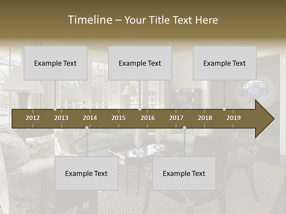 Orange Summer Relaxation PowerPoint Template