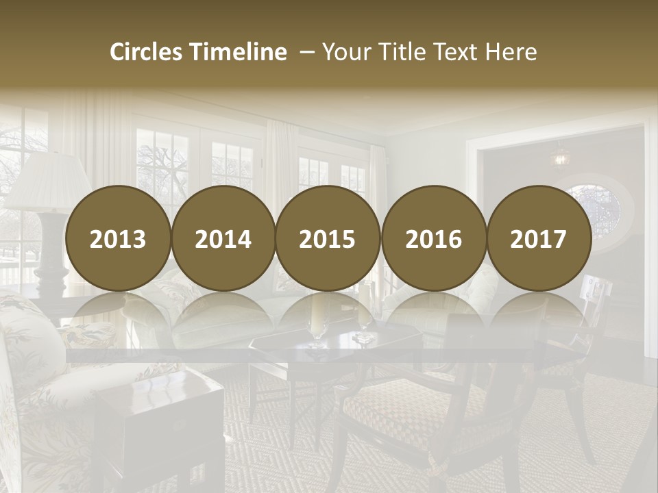 Orange Summer Relaxation PowerPoint Template