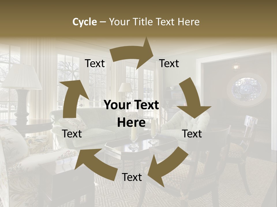 Orange Summer Relaxation PowerPoint Template