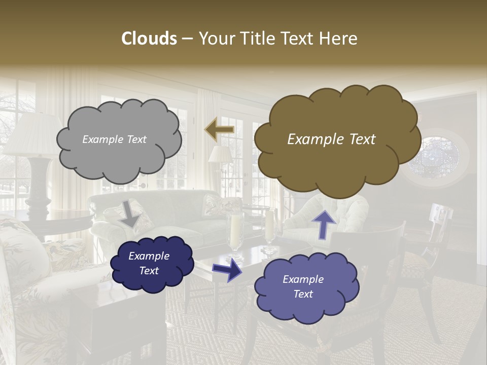 Orange Summer Relaxation PowerPoint Template