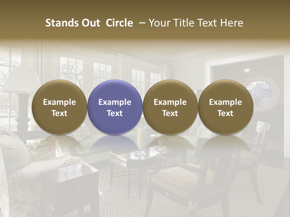 Orange Summer Relaxation PowerPoint Template