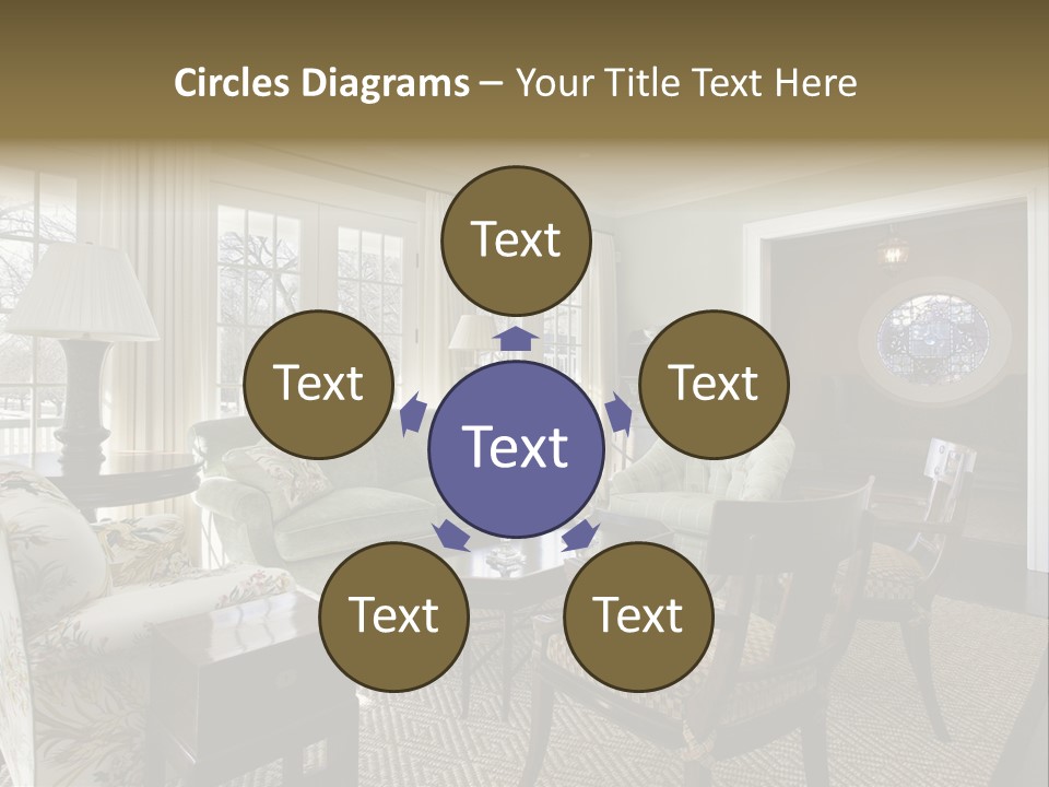 Orange Summer Relaxation PowerPoint Template