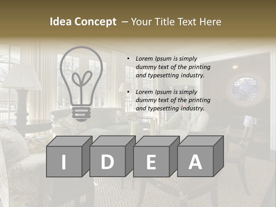 Orange Summer Relaxation PowerPoint Template