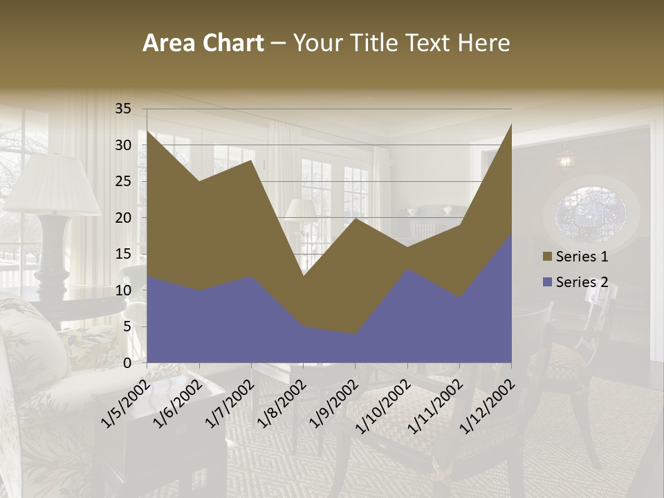 Orange Summer Relaxation PowerPoint Template