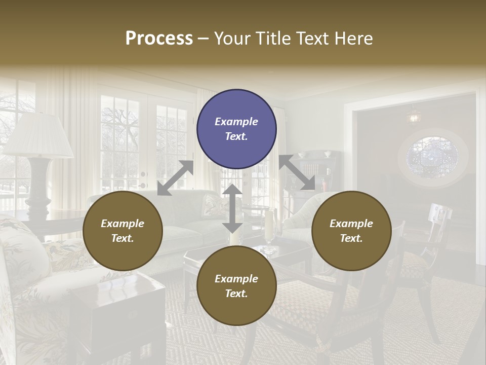 Orange Summer Relaxation PowerPoint Template