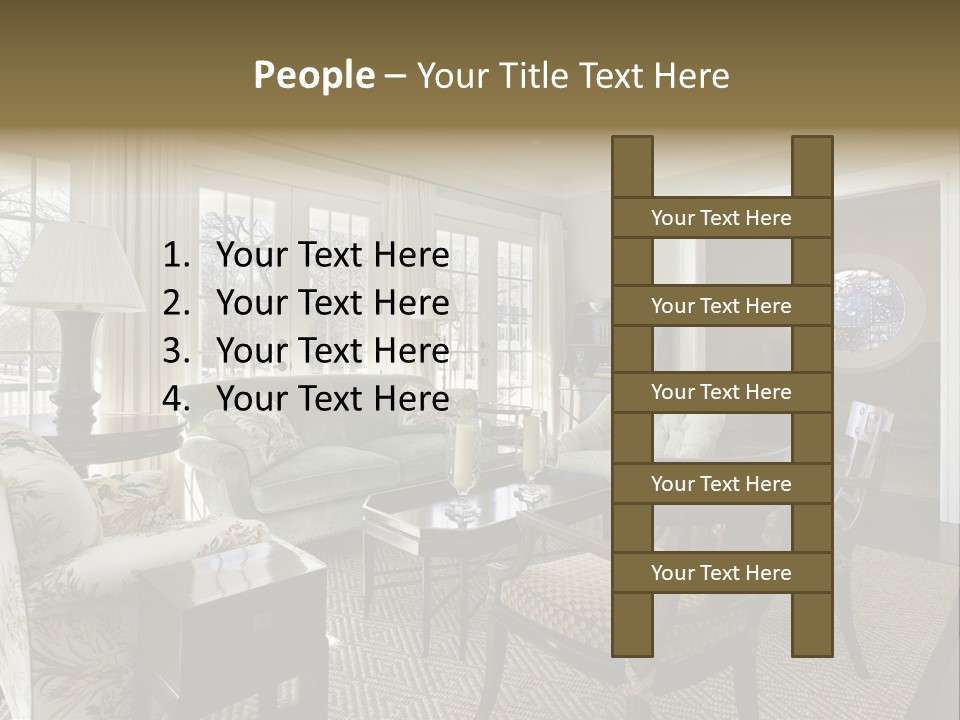 Orange Summer Relaxation PowerPoint Template