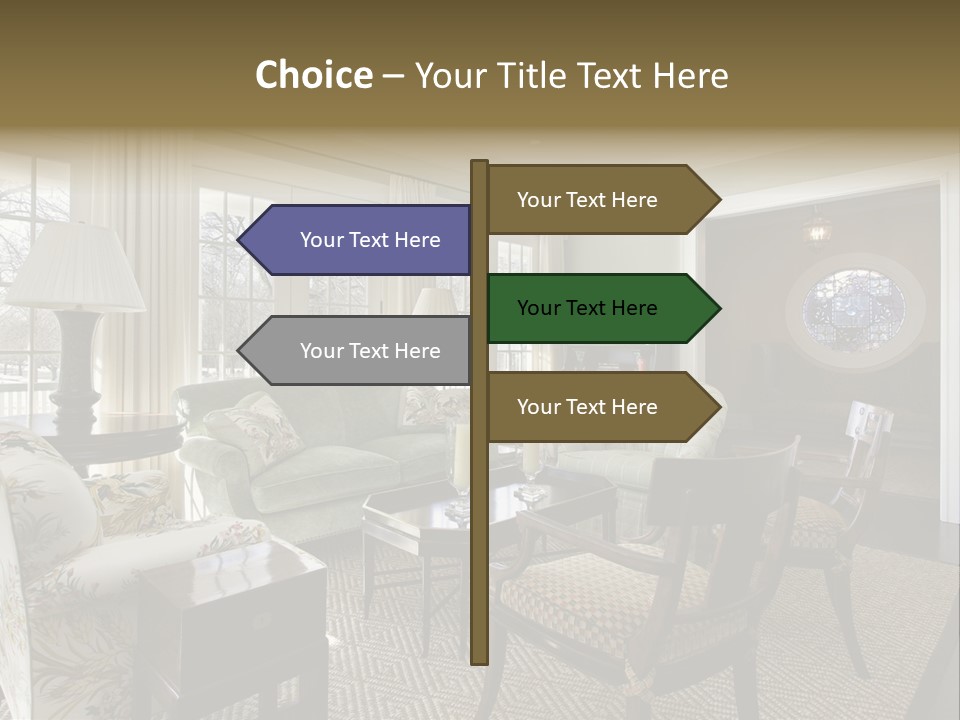 Orange Summer Relaxation PowerPoint Template