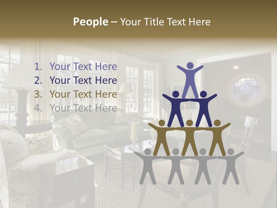 Orange Summer Relaxation PowerPoint Template