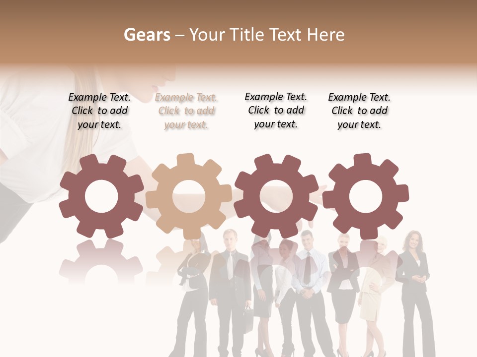 Smooth Detail Illustration PowerPoint Template