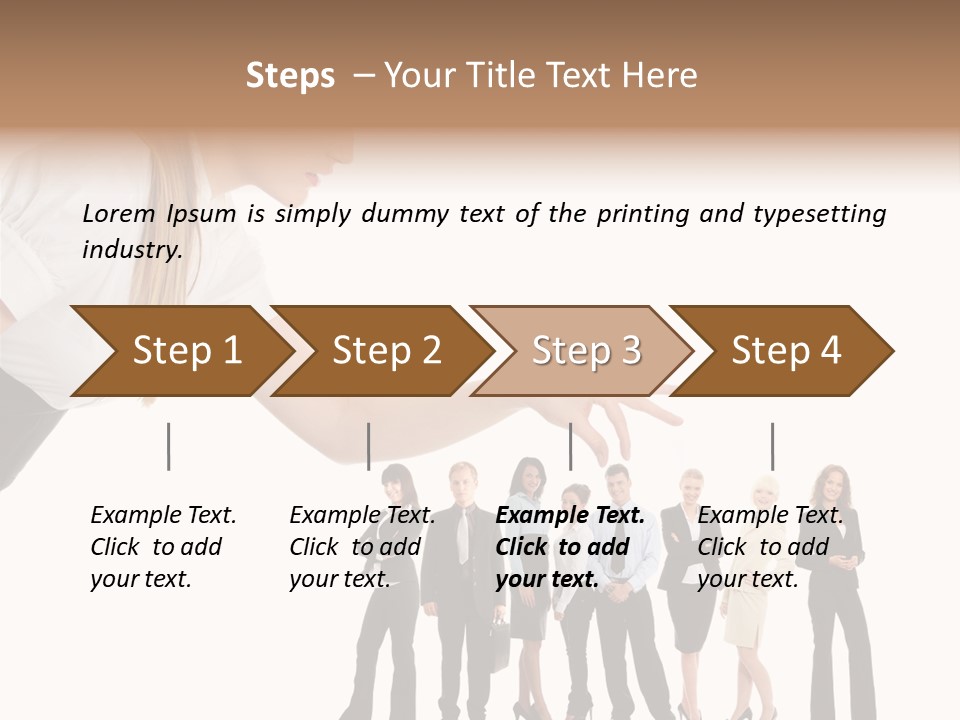 Smooth Detail Illustration PowerPoint Template