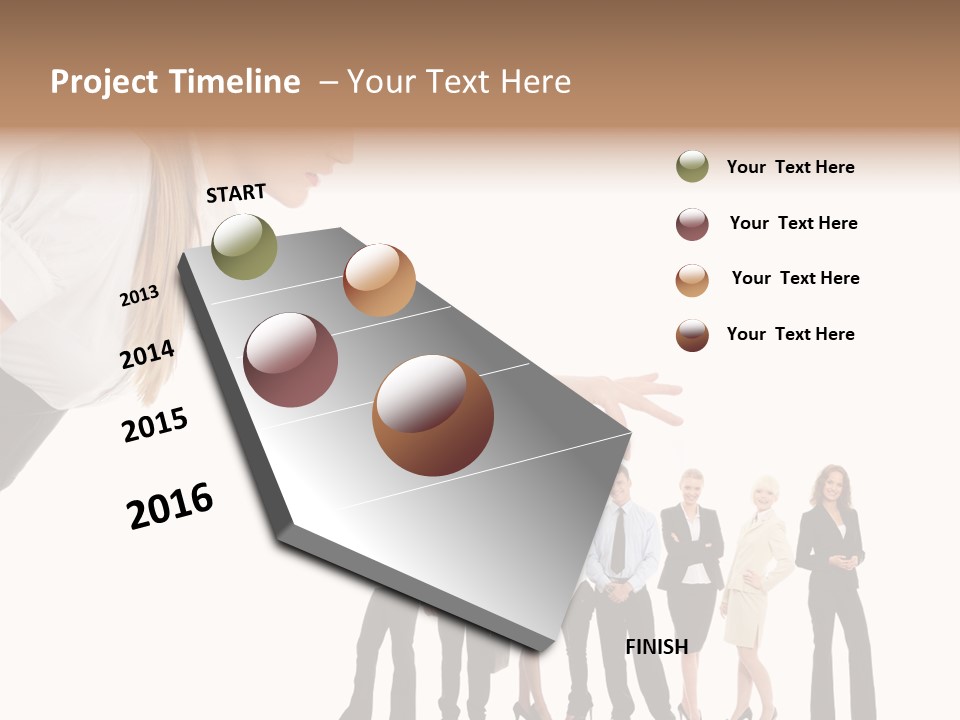 Smooth Detail Illustration PowerPoint Template