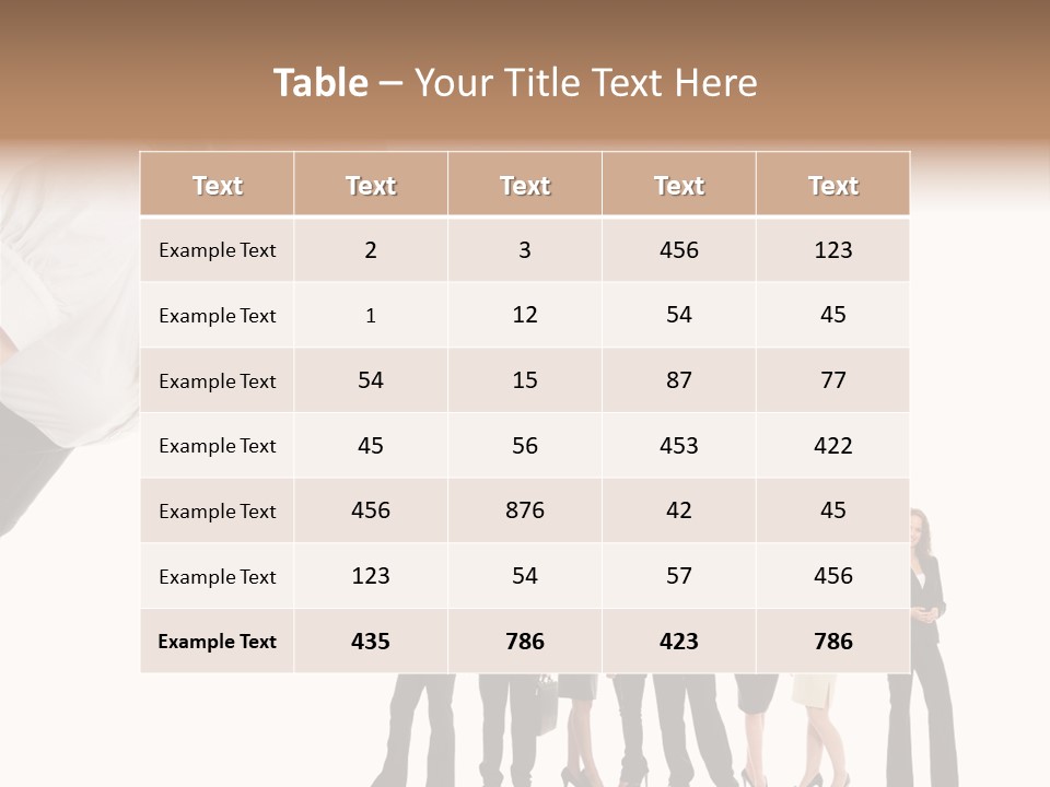 Smooth Detail Illustration PowerPoint Template