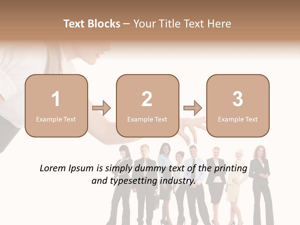 Smooth Detail Illustration PowerPoint Template