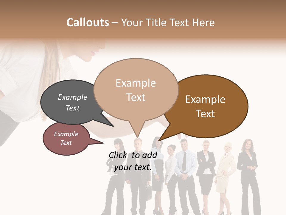 Smooth Detail Illustration PowerPoint Template