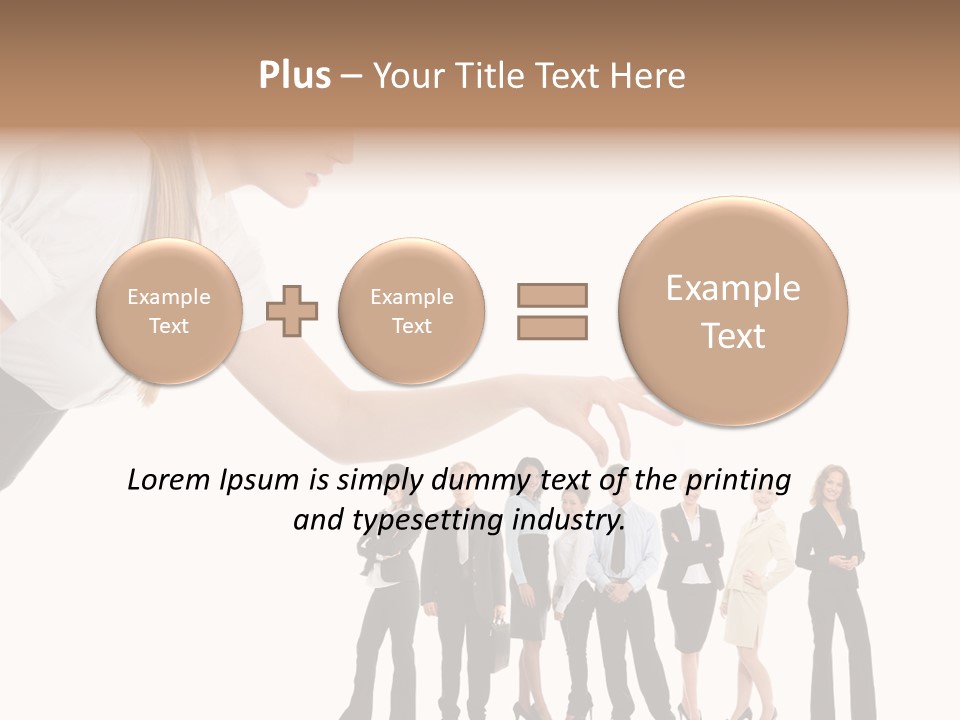 Smooth Detail Illustration PowerPoint Template