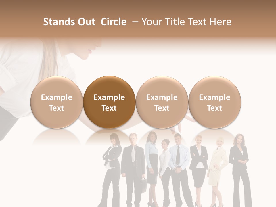 Smooth Detail Illustration PowerPoint Template