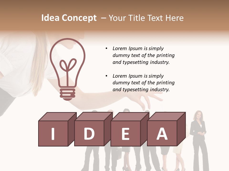 Smooth Detail Illustration PowerPoint Template