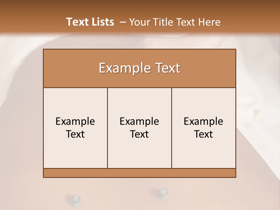 Health Massage Care PowerPoint Template