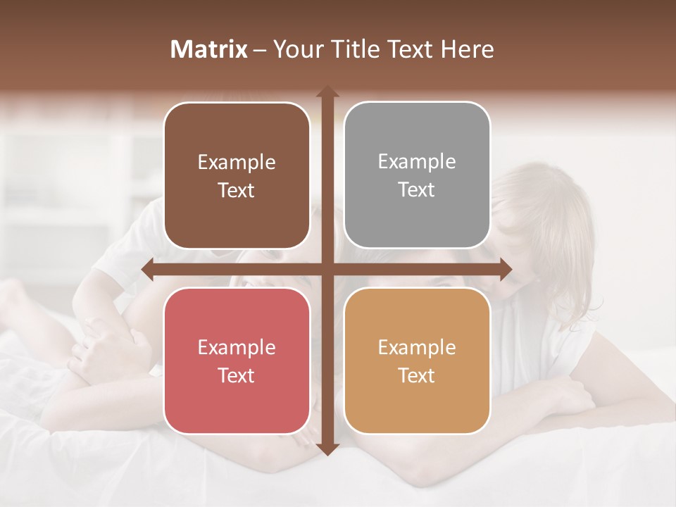 Bedroom Indoors Daughters PowerPoint Template