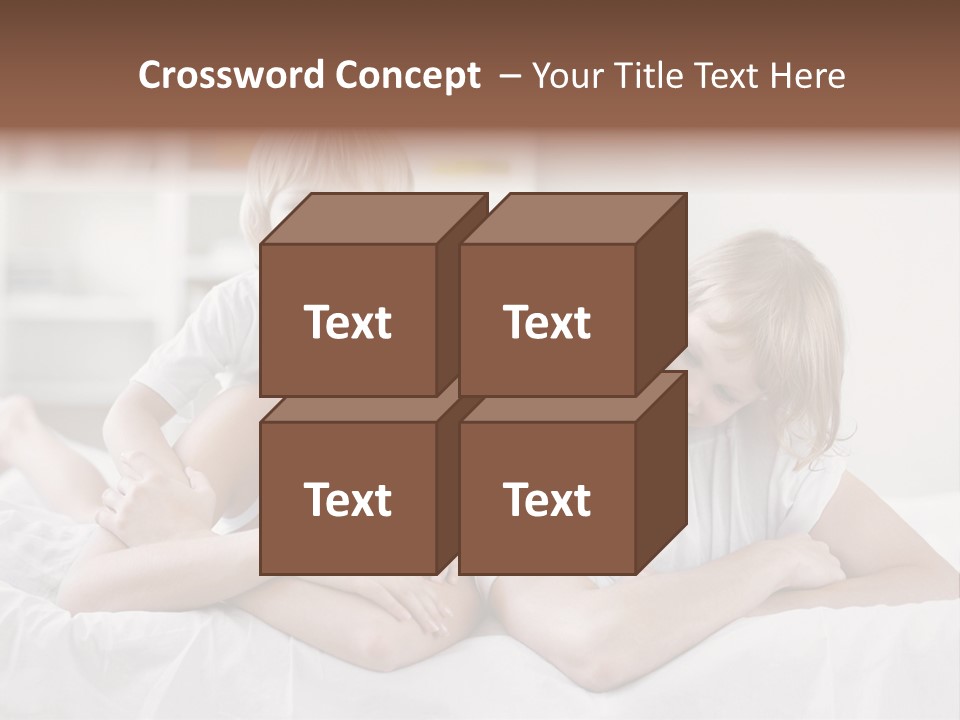 Bedroom Indoors Daughters PowerPoint Template