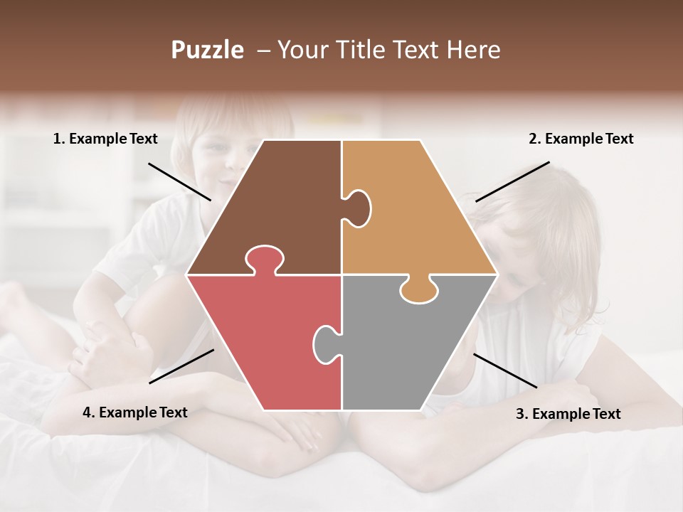 Bedroom Indoors Daughters PowerPoint Template