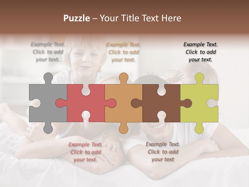 Bedroom Indoors Daughters PowerPoint Template